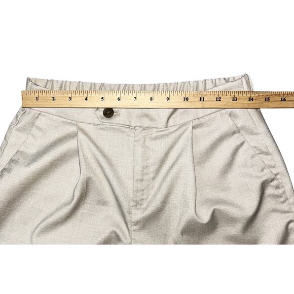 NWT Banana Republic High-Rise Wide Leg Tan Pants Women's 4 27X30 - Picture 2 of 9